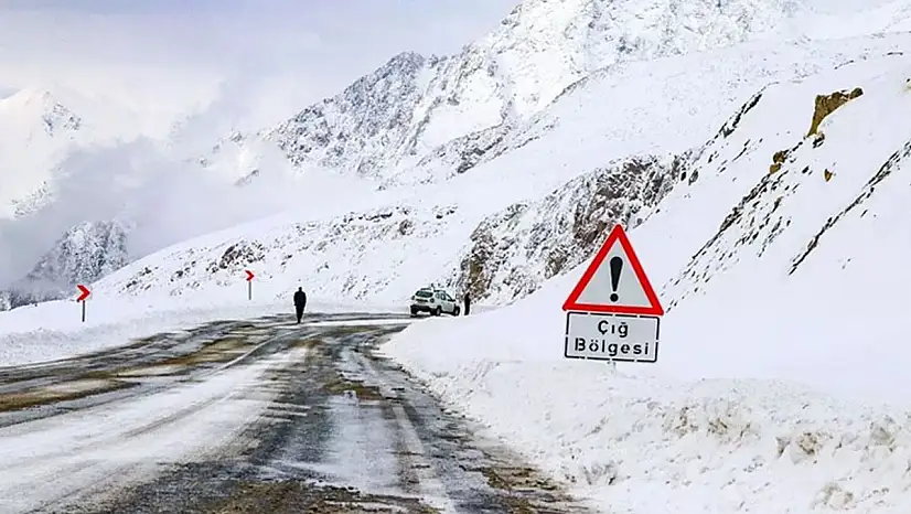 Van'a çifte uyarı: Hem çığ hem dondurucu soğuklar bekleniyor