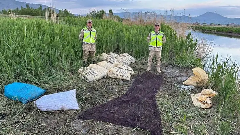 Van'da 3 ton kaçak avlanmış inci kefali ele geçirildi