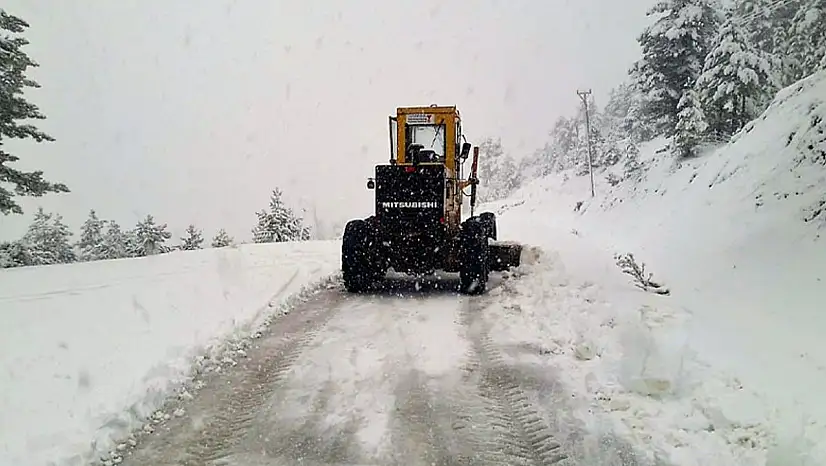 Van'daki etkili kar 287 yolu ulaşıma kapattı!