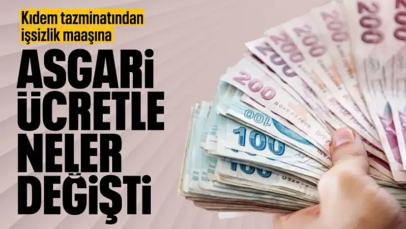 Yeni asgari ücret açıklandı: Ödeme ve ücretlerde zincirleme değişiklik
