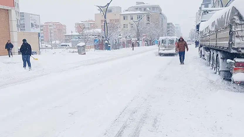 Kar Van'ı esir aldı: Yollar kapandı, ulaşım felç oldu