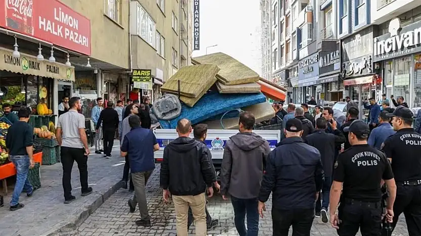 Van'da kaldırım işgallerine karşı mücadele sürüyor