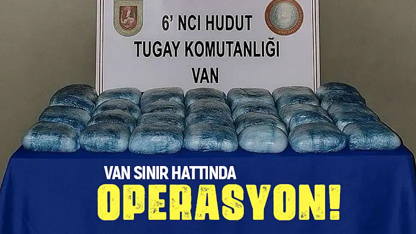 Van sınır hattında operasyon!