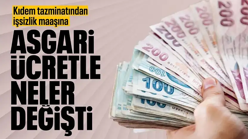 Yeni asgari ücret açıklandı: Ödeme ve ücretlerde zincirleme değişiklik