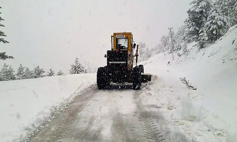 Van'daki etkili kar 287 yolu ulaşıma kapattı!