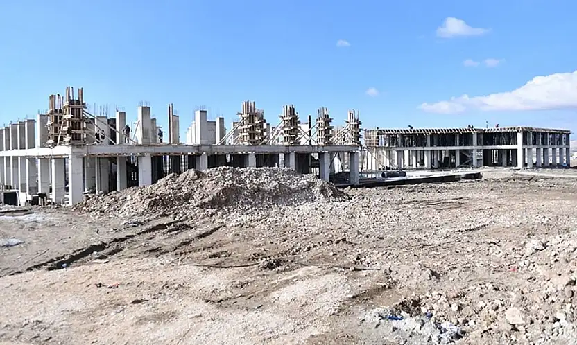 Van'ın yeni otobüs terminalinde çalışmalar sürüyor