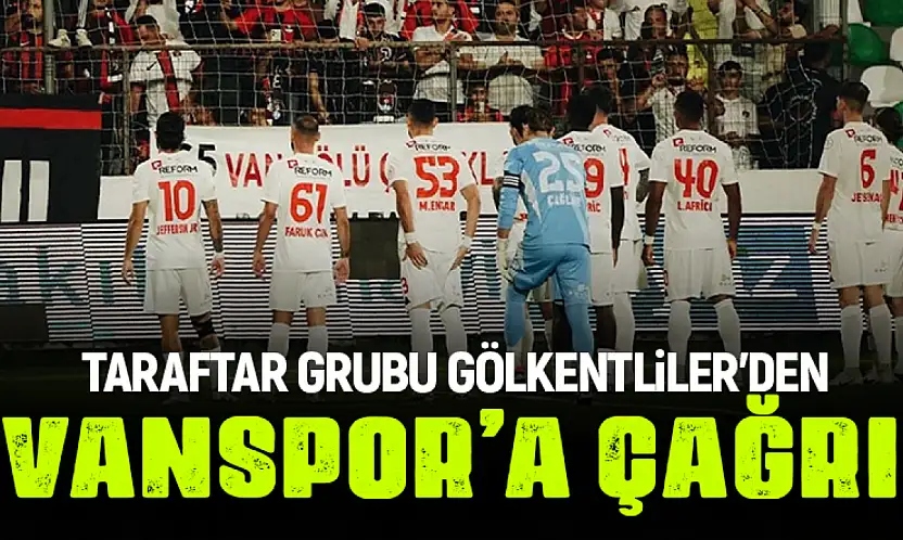Vanspor taraftar grubundan çağrı: Galibiyete odaklanalım