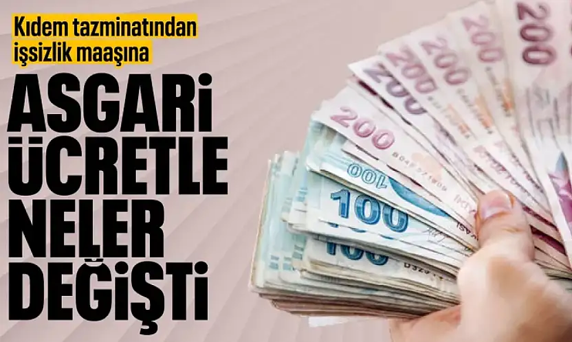 Yeni asgari ücret açıklandı: Ödeme ve ücretlerde zincirleme değişiklik
