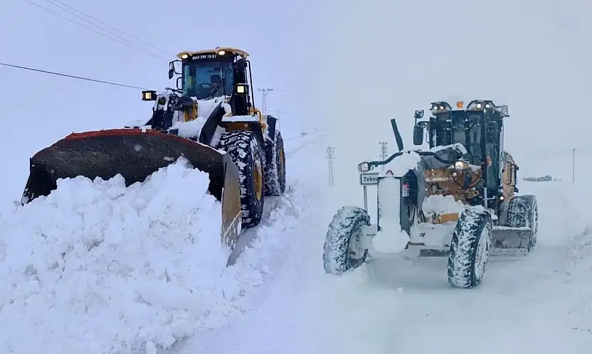 Yoğun kar Van'ı vurdu: 389 köy yolu kapalı, ekipler teyakkuzda