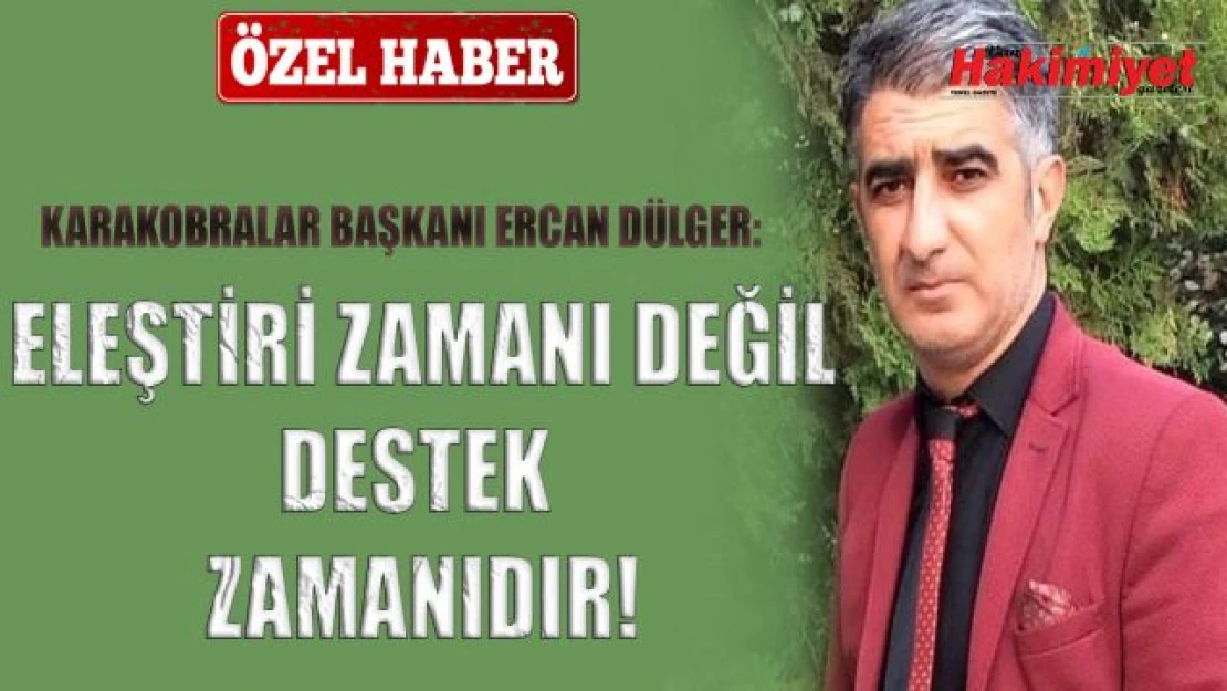 Karakobralar lideri Ercan Dülger, Kastamonuspor 1966 maçı sonrası açıklama yaptı