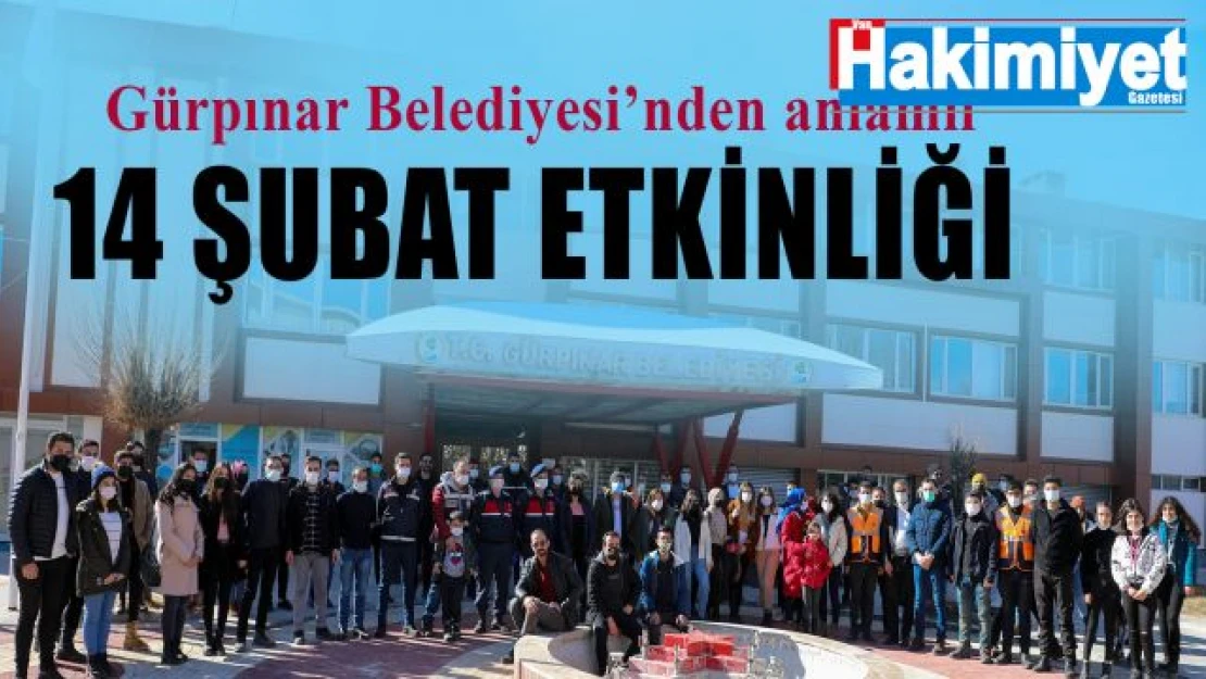 Gürpınar Belediyesi'nden 14 Şubat'ta Anlamlı Etkinlik