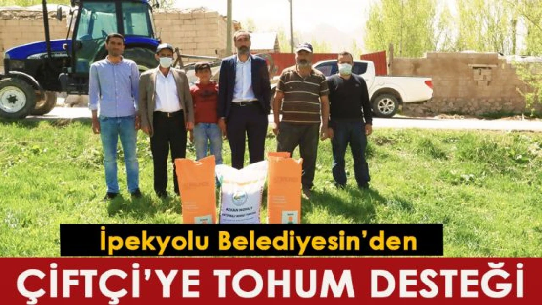 İpekyolu Belediyesinden çiftçiye tohum desteği