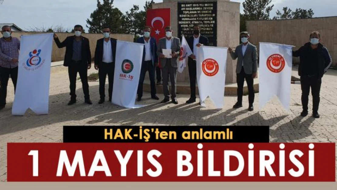 Van HAK-İŞ'ten Anlamlı 1 Mayıs Bildirisi