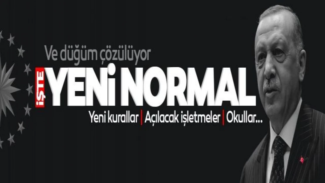 İşte normalleşme: Yeni kurallar, açılacak işletmeler ve okullar...