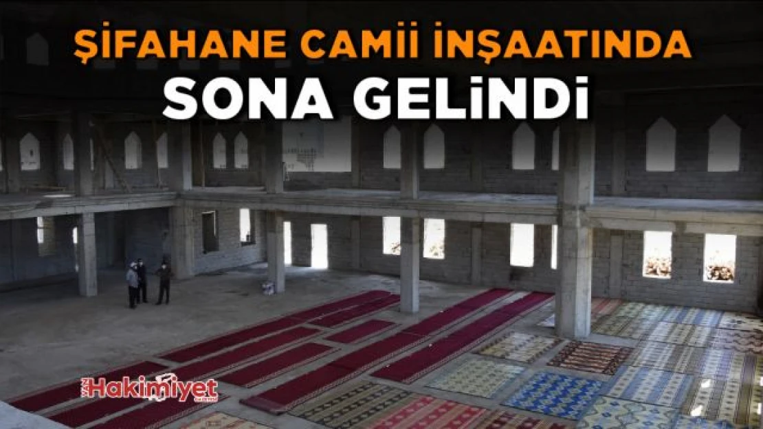 Şifahane Camii inşaatında sona gelindi