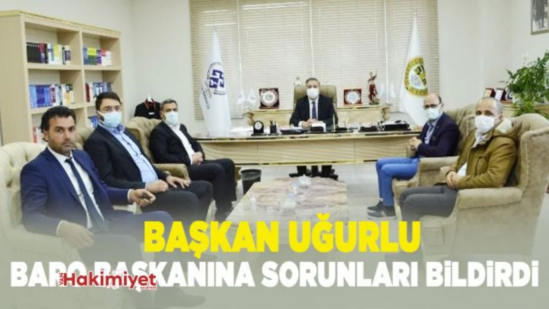 Başkan Uğurlu Baro Başkanı Uçar'a Tüketici Sorunlarını İletti