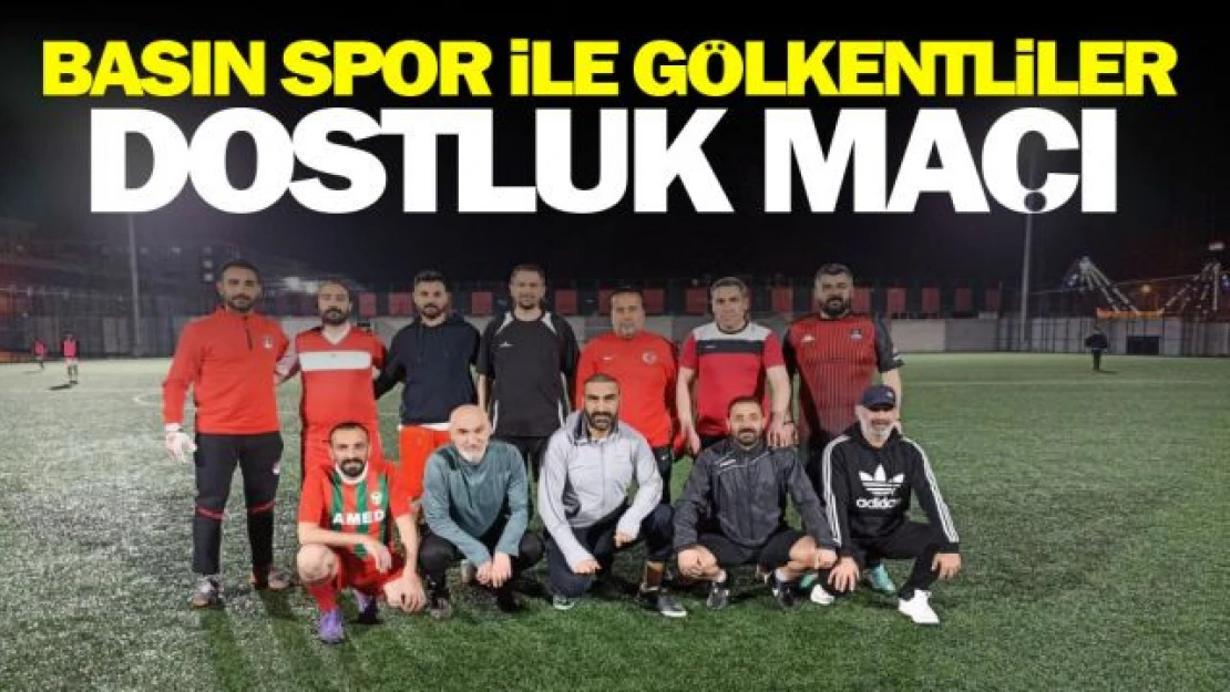 Van Basını ile Gölkentliler futbol maçında karşı karşıya geldi