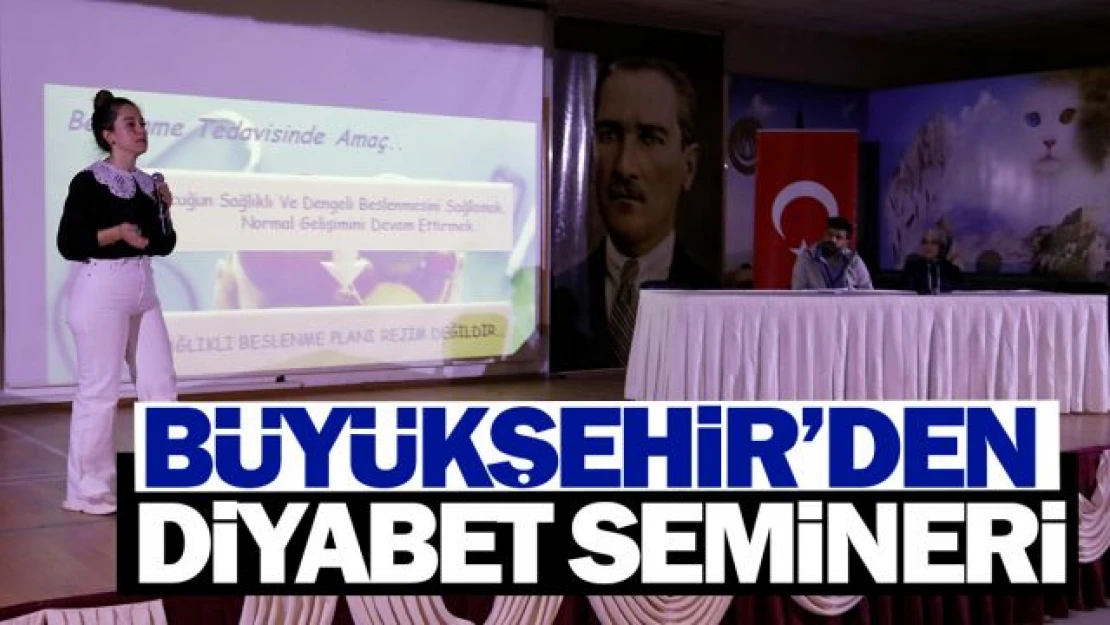 Van Büyükşehir Belediyesi'nden 'Tip-1 Diyabet' semineri