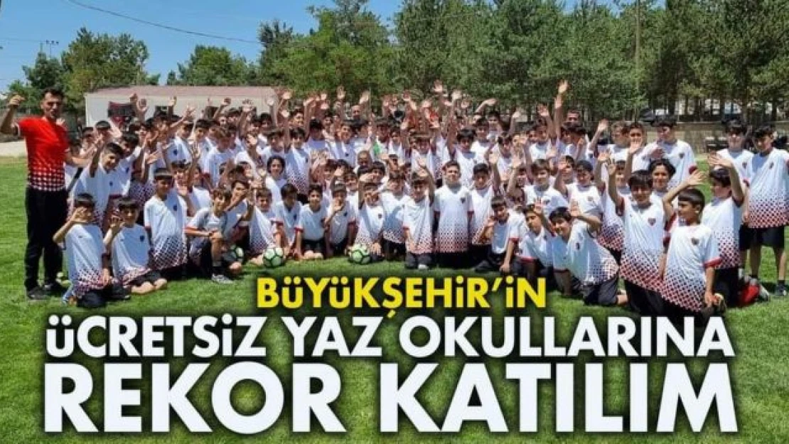 Büyükşehir'in ücretsiz Yaz Okullarına rekor katılım