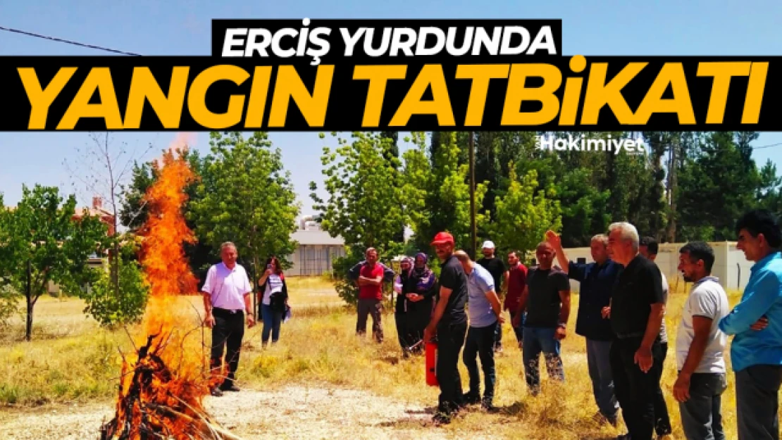 Erciş Yurt Müdürlüğünde afet eğitimi verildi