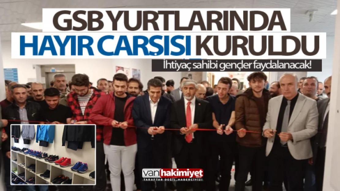 Van'da öğrenciler yararına 'Hayır Çarşısı' Kampanyası başlatıldı