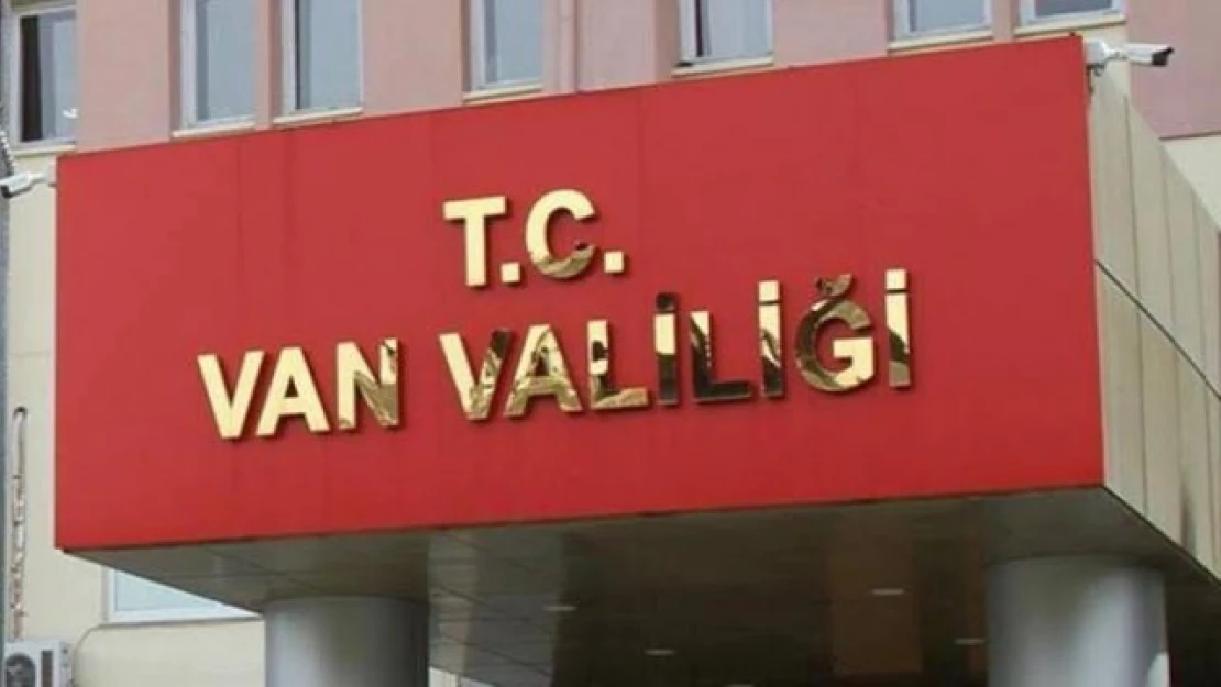 Van Valiliği vatandaşları uyardı!