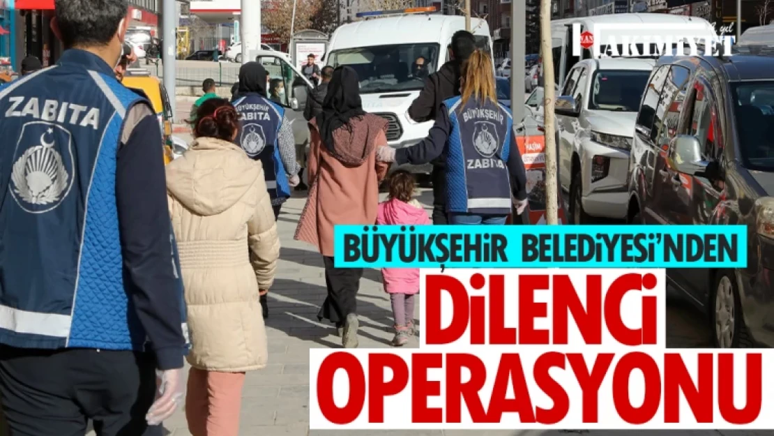 Van'da dilenci operasyonu!