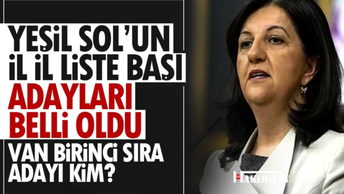 Yeşil Sol Eş Başkanları nereden aday oldu? İl il HDP adayları...