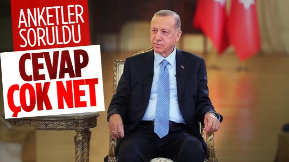 Cumhurbaşkanı Erdoğan'dan anketlere dair açıklama: Tereddüte yer vermeyecek şekilde öndeyiz