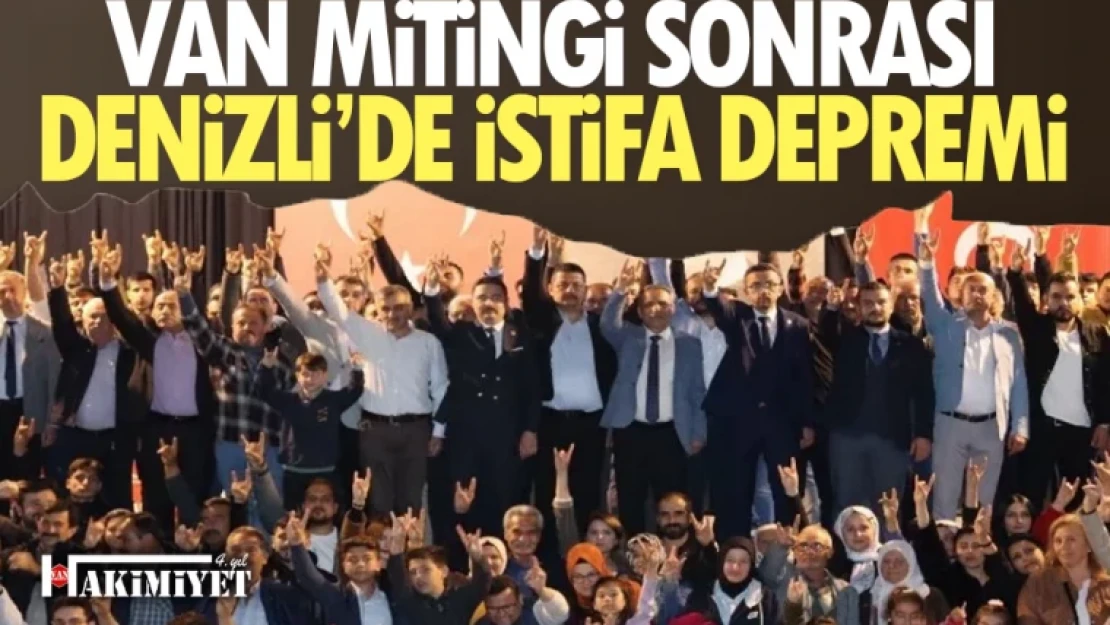 Denizli'de CHP ve İYİ Parti'de istifa depremi! 324 kişi MHP'ye katıldı