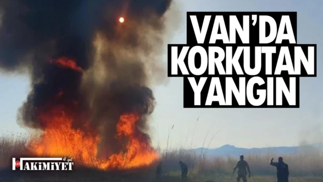 Van'da korkutan yangın!