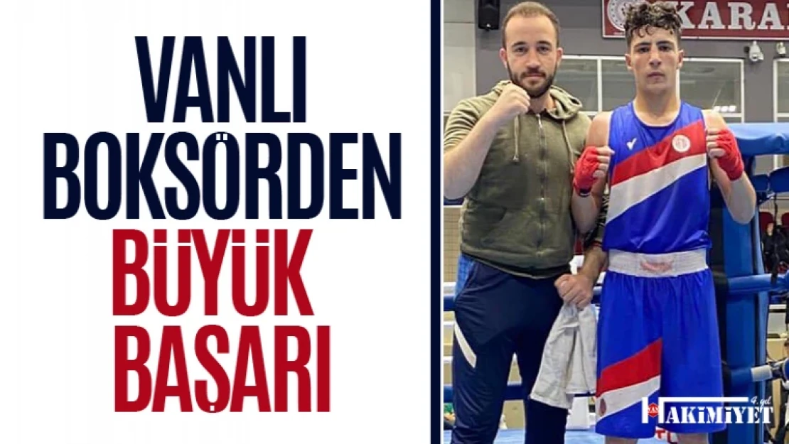 Vanlı boksörlerden büyük başarı