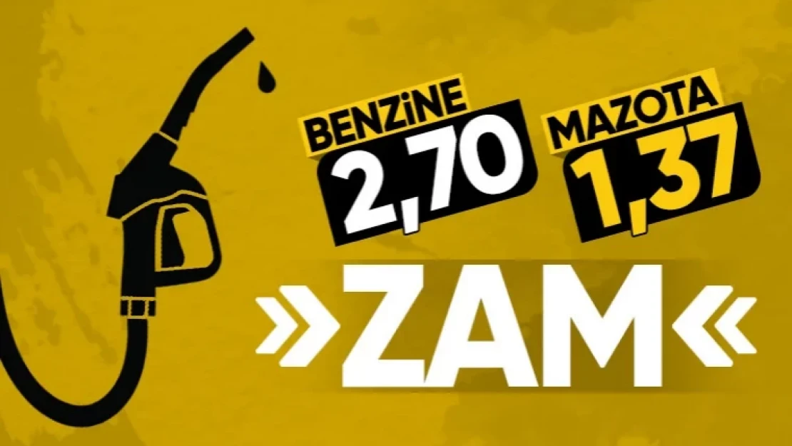 Akaryakıta çifte zam geliyor: Benzine 2 lira 70 kuruş..