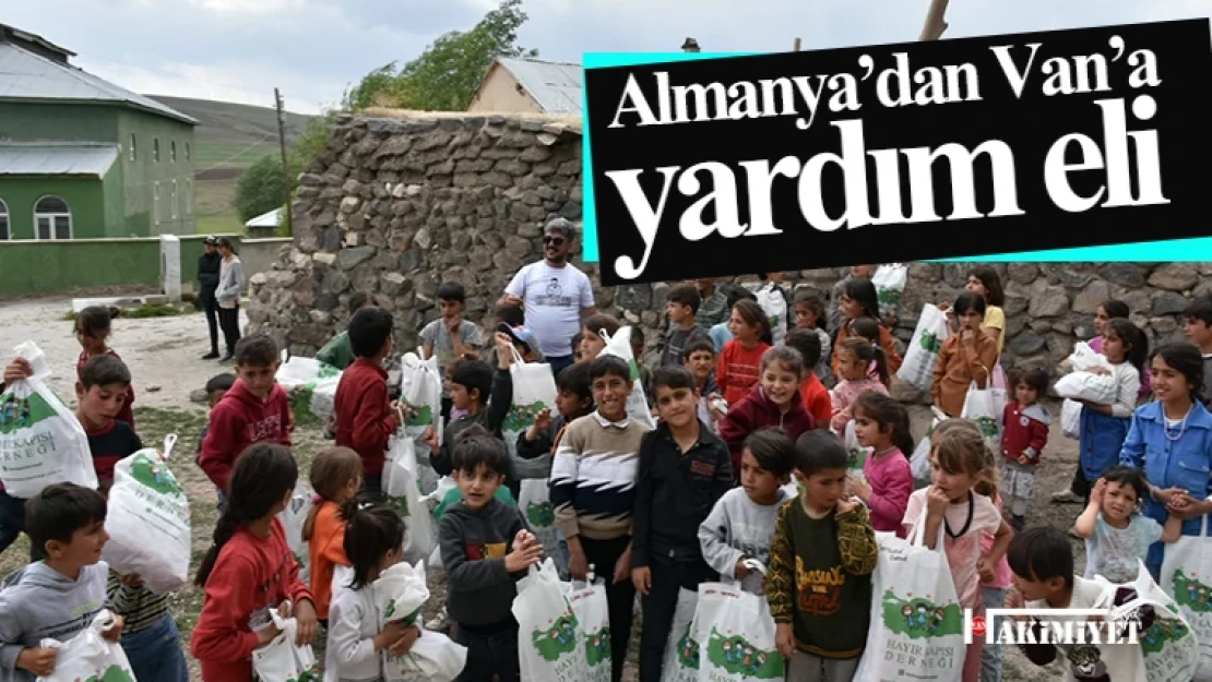 Almanya'dan Van'a yardım eli