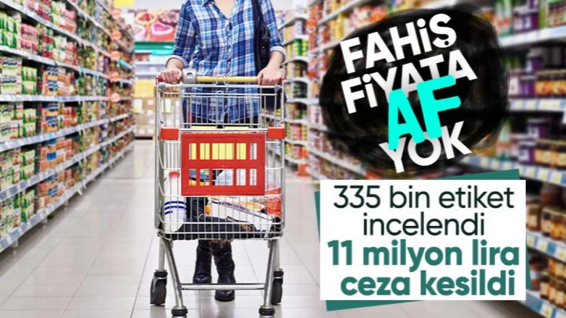 Fahiş fiyata 11 milyon 244 bin 727 lira idari para cezası