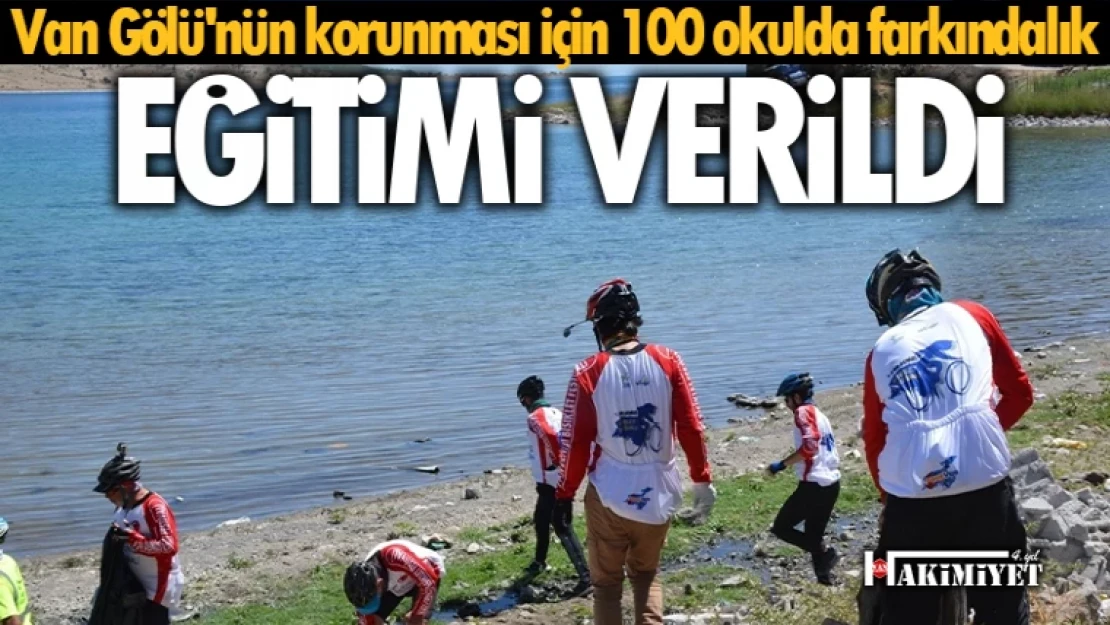 Van Gölü'nün korunması için 100 okulda farkındalık eğitimi verdiler