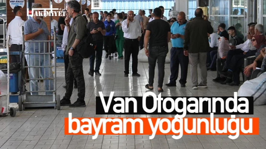 Van Otogarında Bayram Yoğunluğu