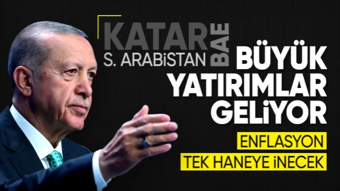 Cumhurbaşkanı Erdoğan'dan enflasyon mesajı: Tek haneye indireceğiz