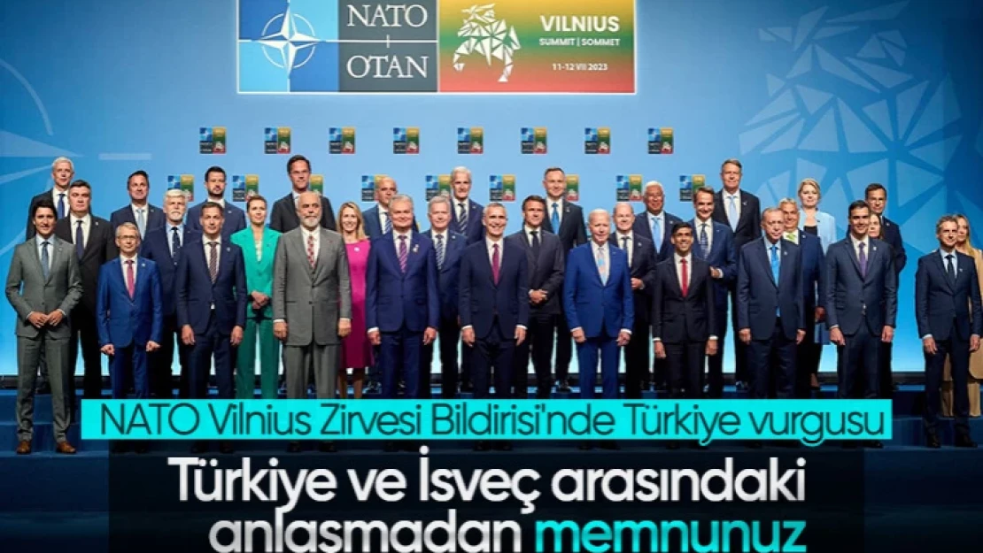 NATO Vilnius Zirvesi Bildirisi: Türkiye vurgusu dikkat çekti