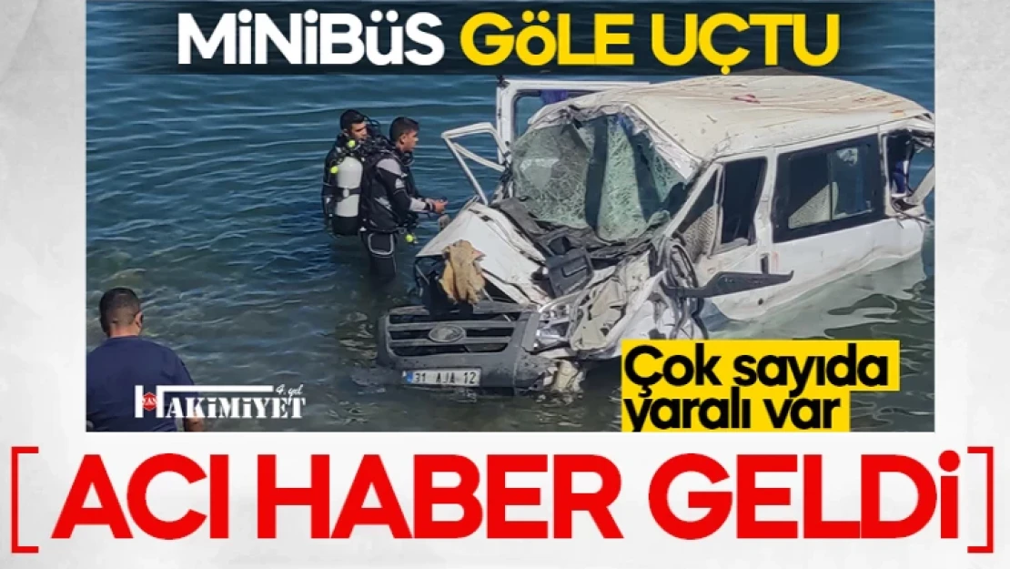 Van Gölü'ne uçan minibüsten acı haber geldi!