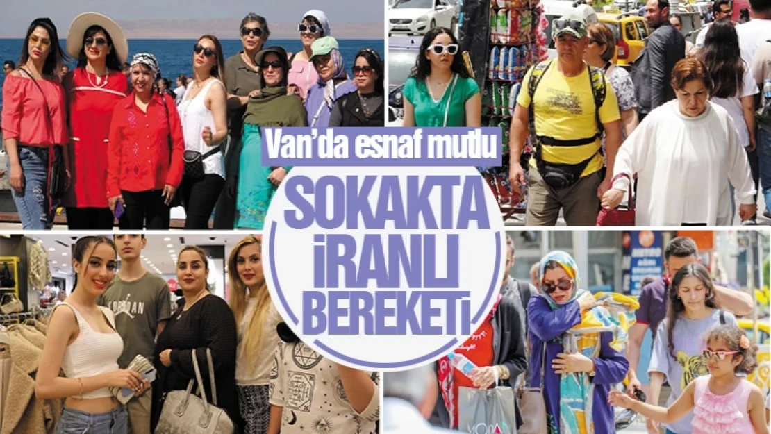 Van'da İranlı turist bereketi