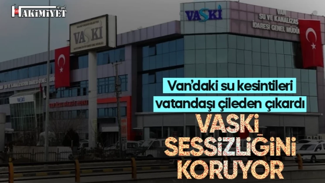 Van'da yaşanan su sorunu vatandaşı çileden çıkardı!