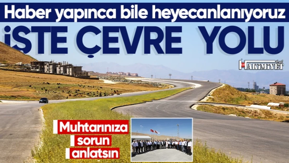 Mahalle muhtarları çevre yolunu gezdi