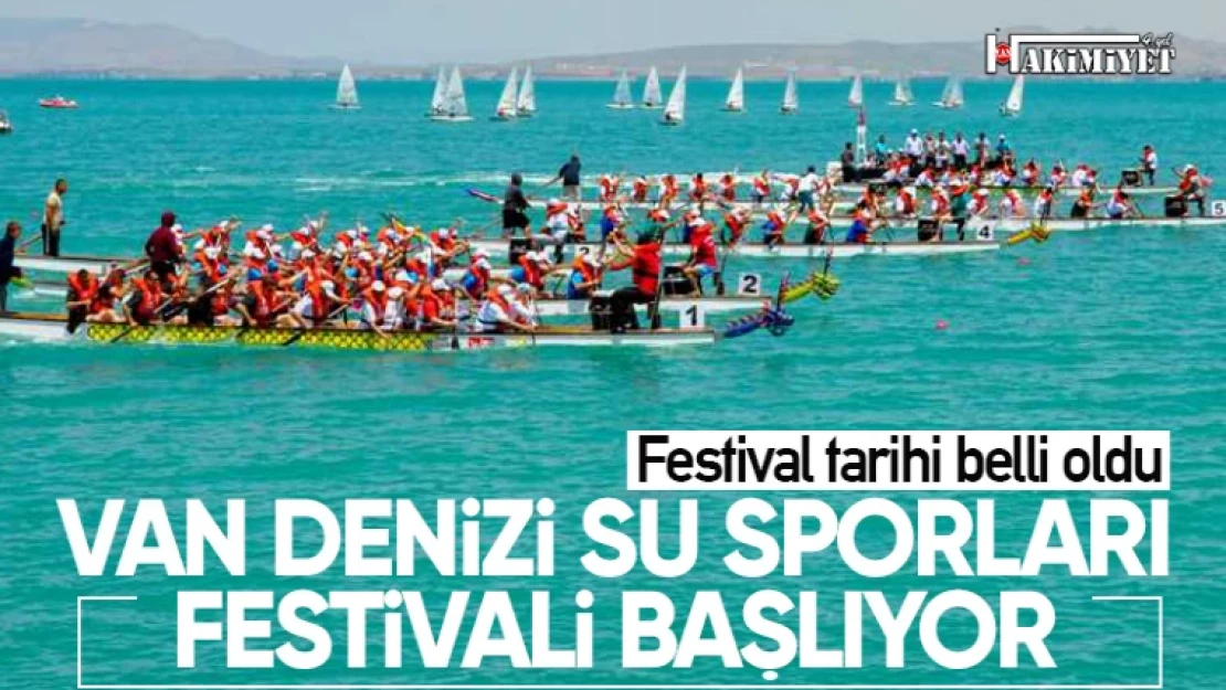 Van denizi su sporları festivali başlıyor!