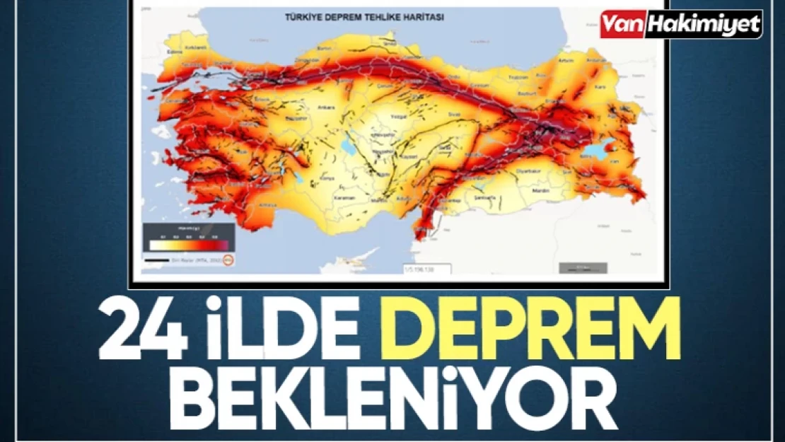 Jeoloji Mühendisleri Odası 7 büyüklüğünde deprem beklediği 24 ili açıkladı!