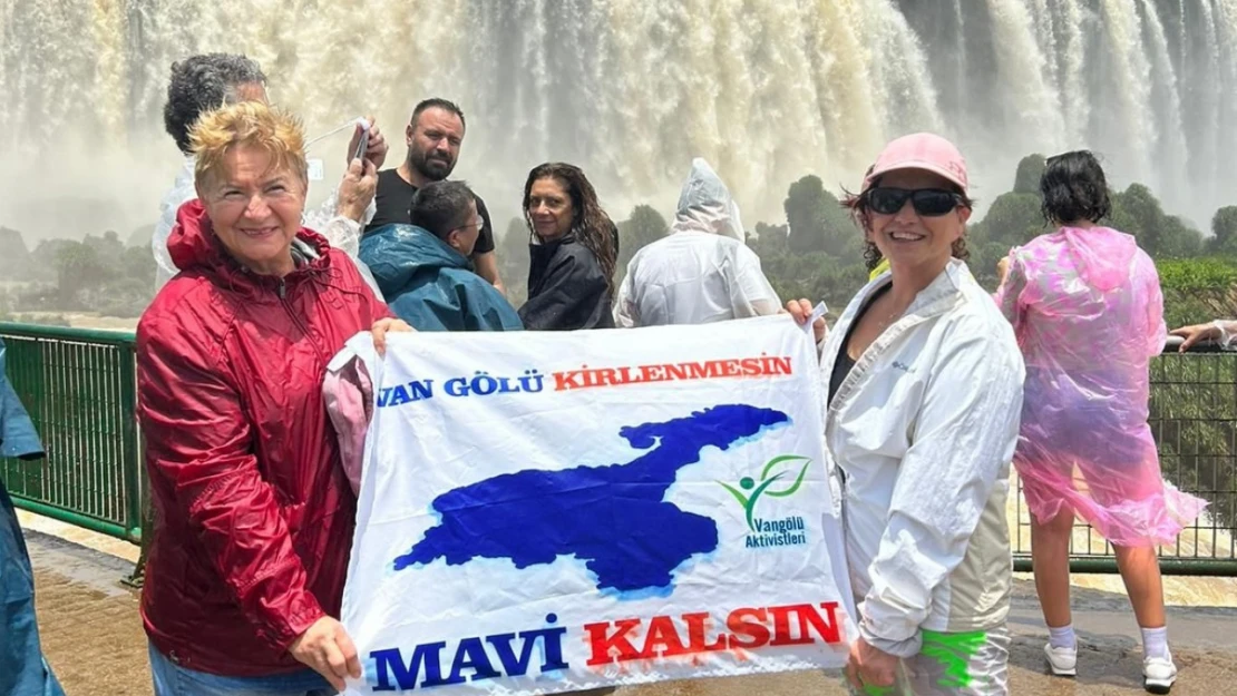 Brezilya'dan 'Van Gölü kirlenmesin, mavi kalsın' mesajı