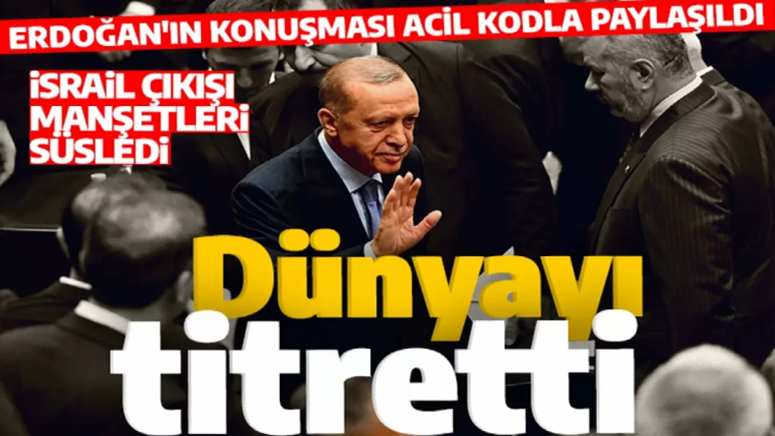 Cumhurbaşkanı Erdoğan duyurdu: İsrail'le tüm anlaşmalar iptal edildi