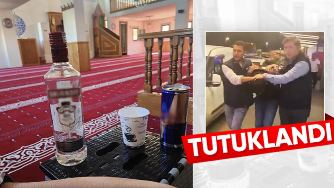 İstanbul'da camide alkol şişeli fotoğraf paylaşan kişi tutuklandı