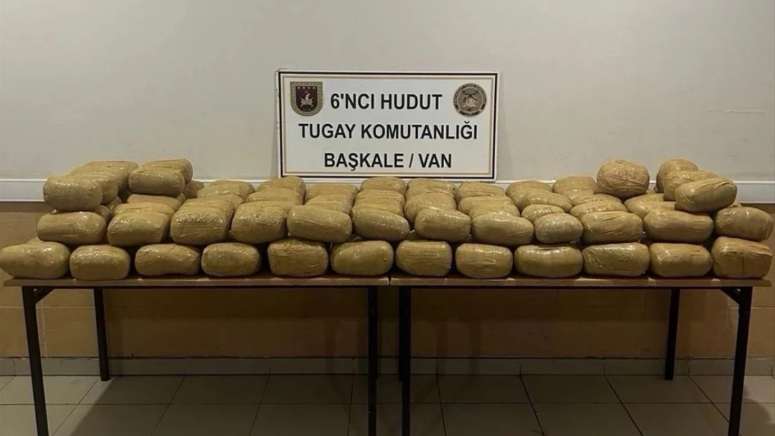 Van'da 143 kilogram uyuşturucu ele geçirildi