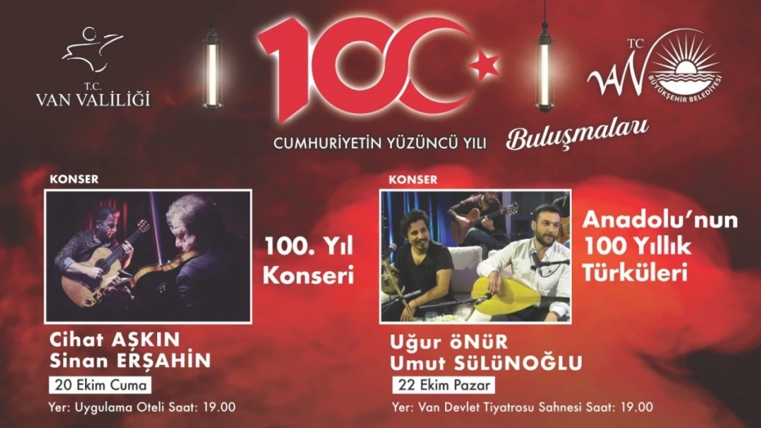 Van'da ücretsiz iki dev konser!